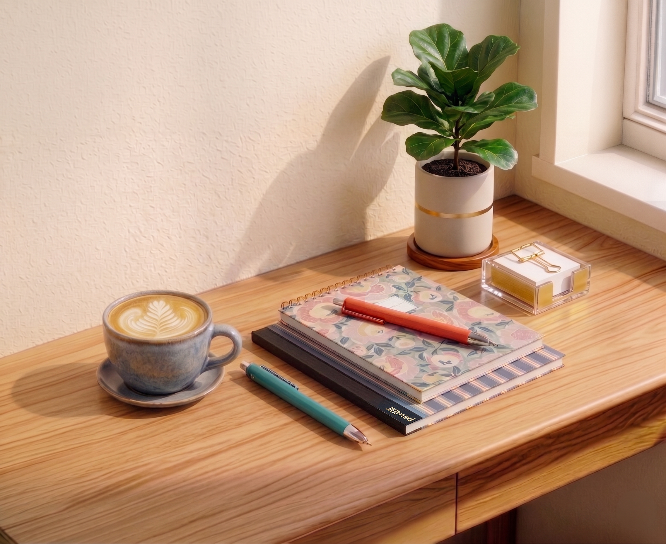 Modular desk scene render